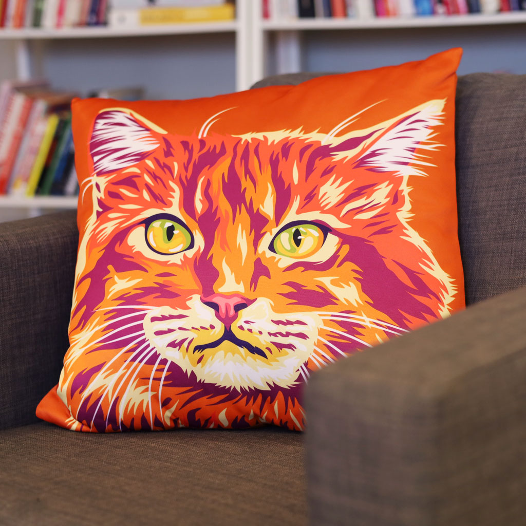 Kissa Koristetyynyt, Pop Art