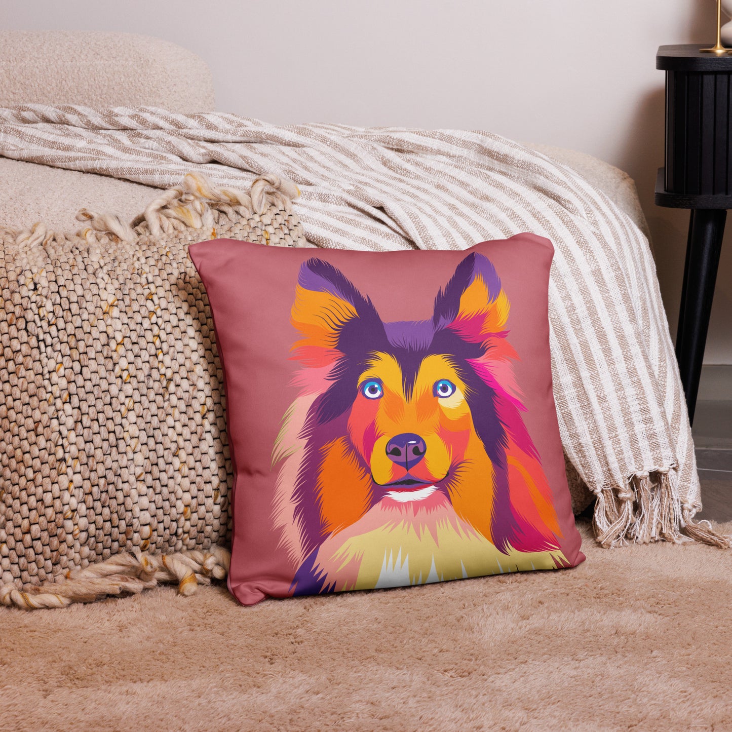 Shetlanninlammaskoira Koristetyynynpäällinen, Pop Art