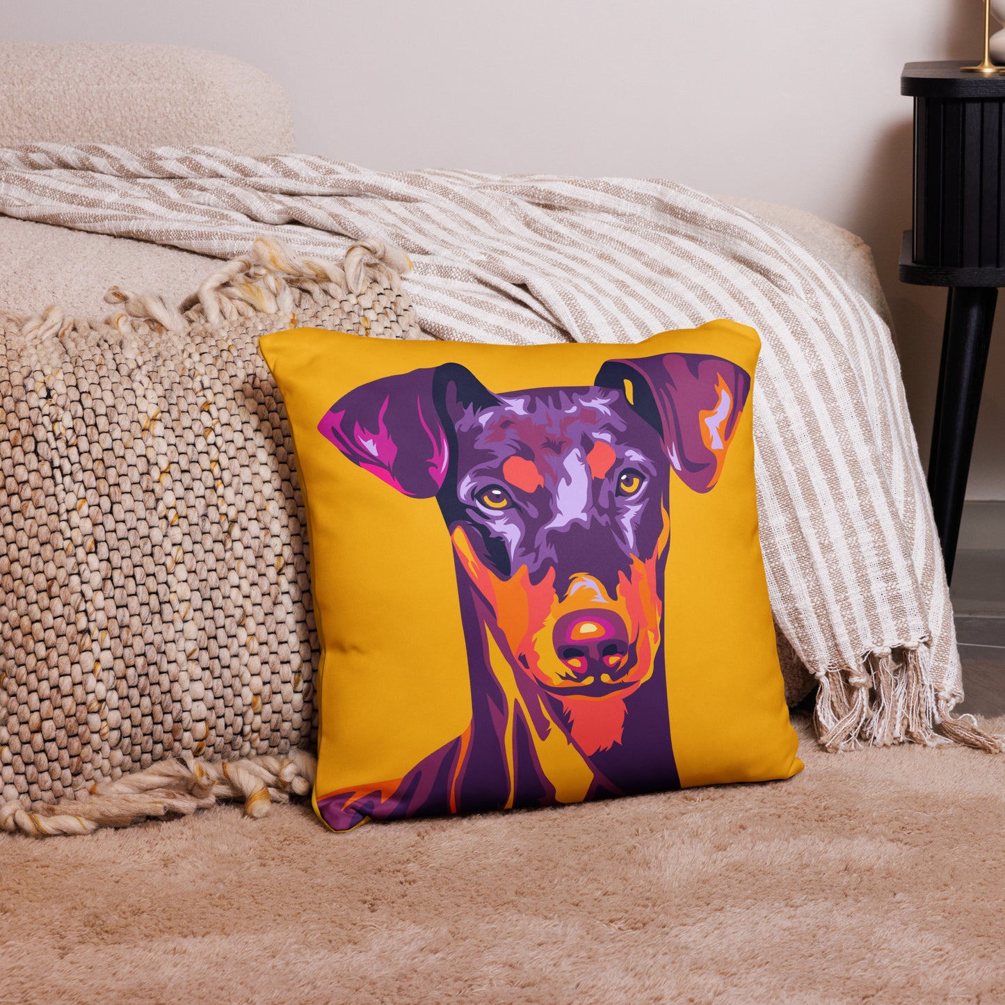 Pinseri Koristetyynynpäällinen, Pop Art