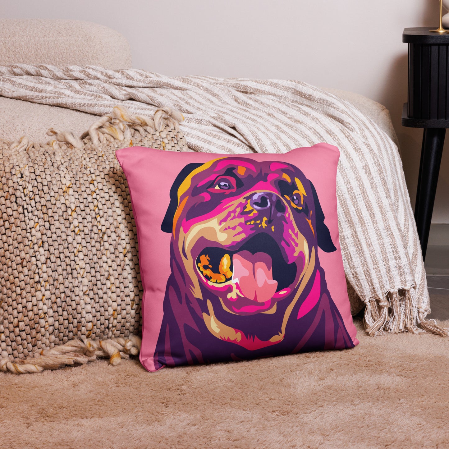 Rottweiler Koristetyynynpäällinen, Pop Art