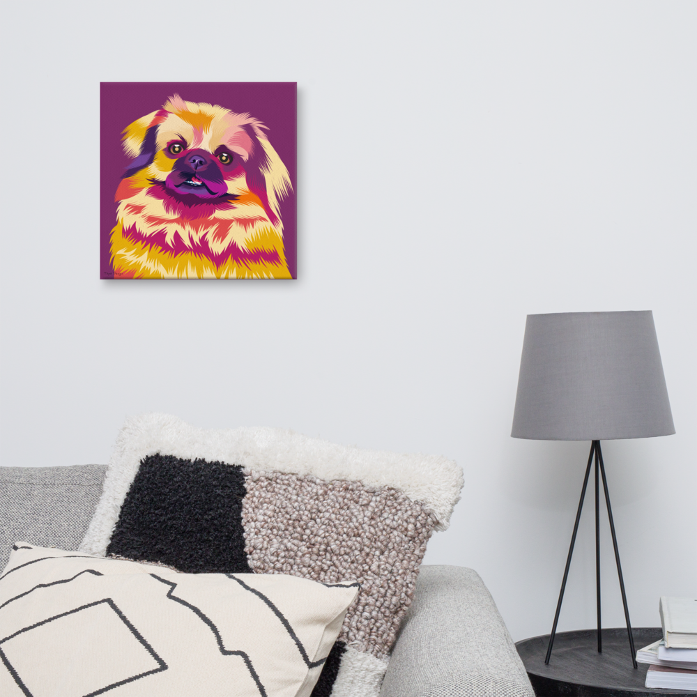 Tiibetinspanieli Canvas-taulu, Pop Art