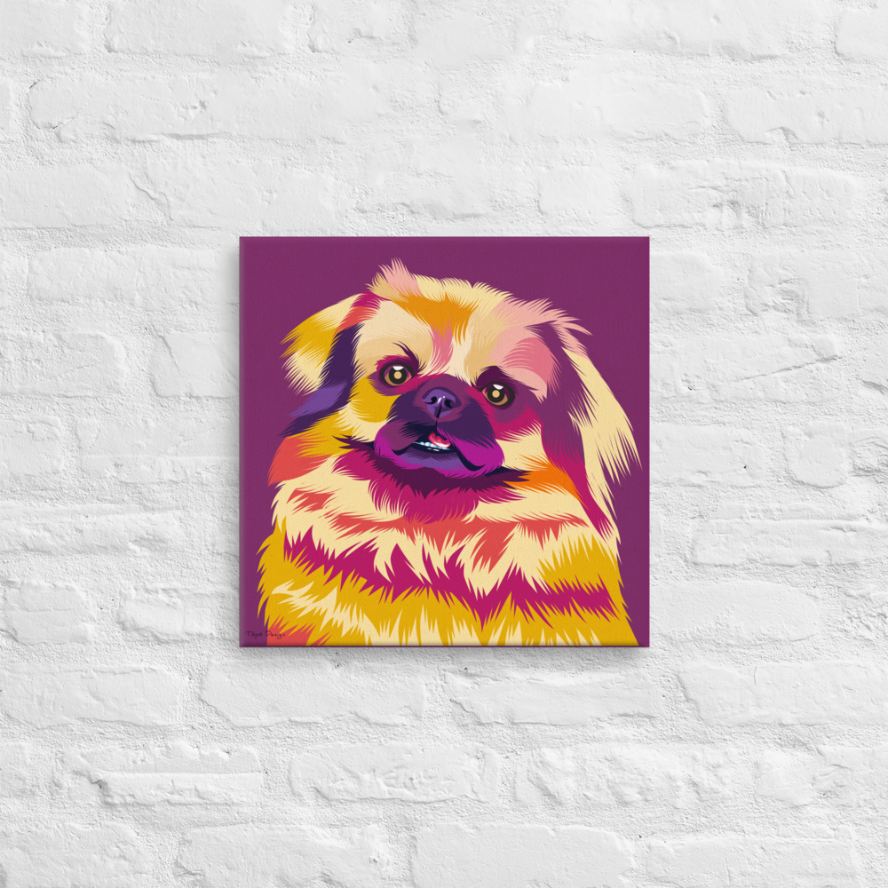 Tiibetinspanieli Canvas-taulu, Pop Art