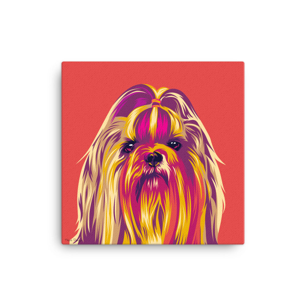 Shih tzu Canvas-taulu, Pop Art