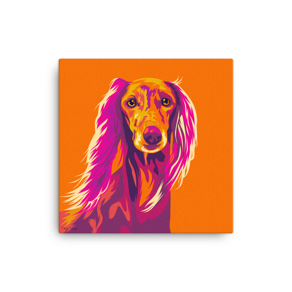 Saluki Canvas-taulu, Pop Art