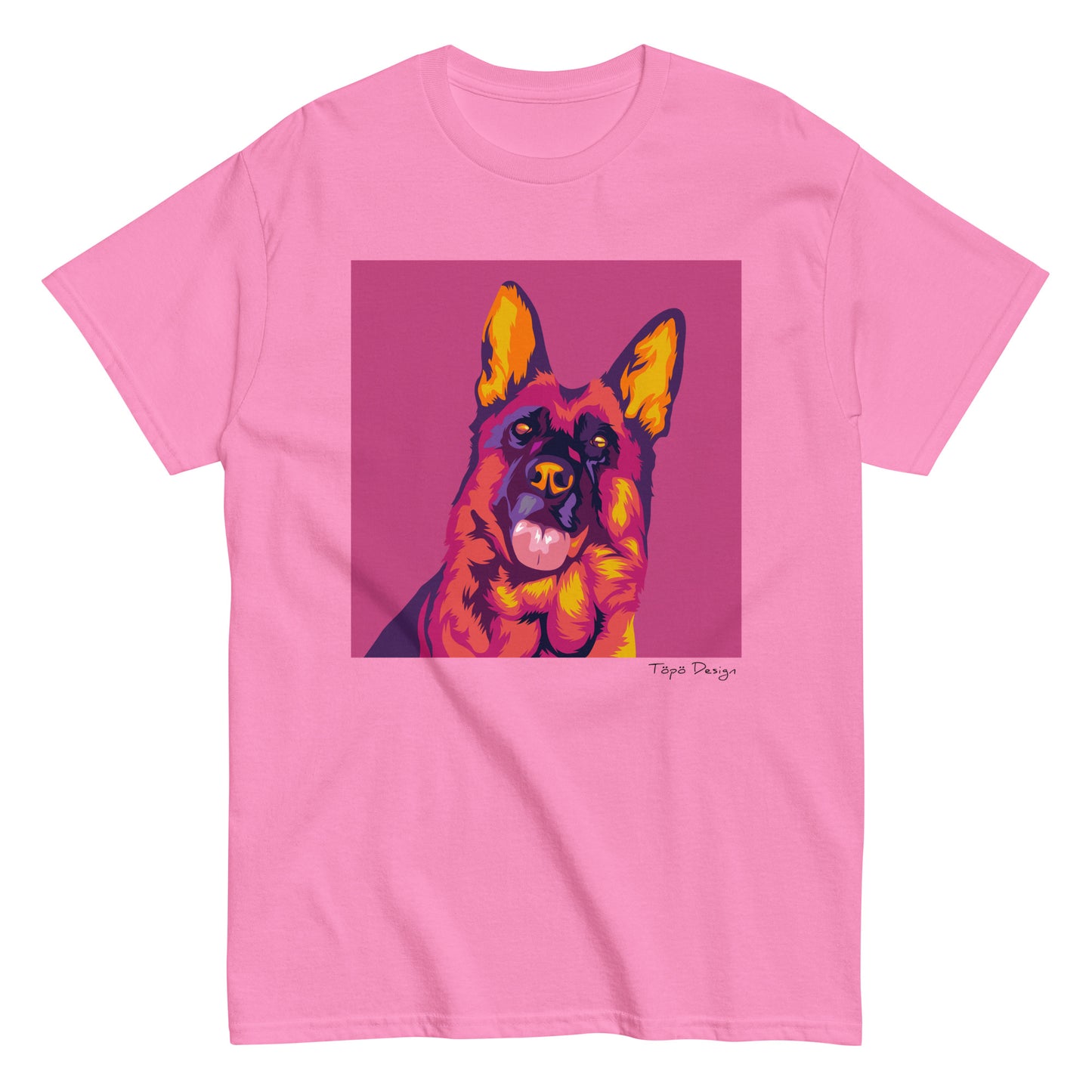 Saksanpaimenkoira T-paita, Pop Art
