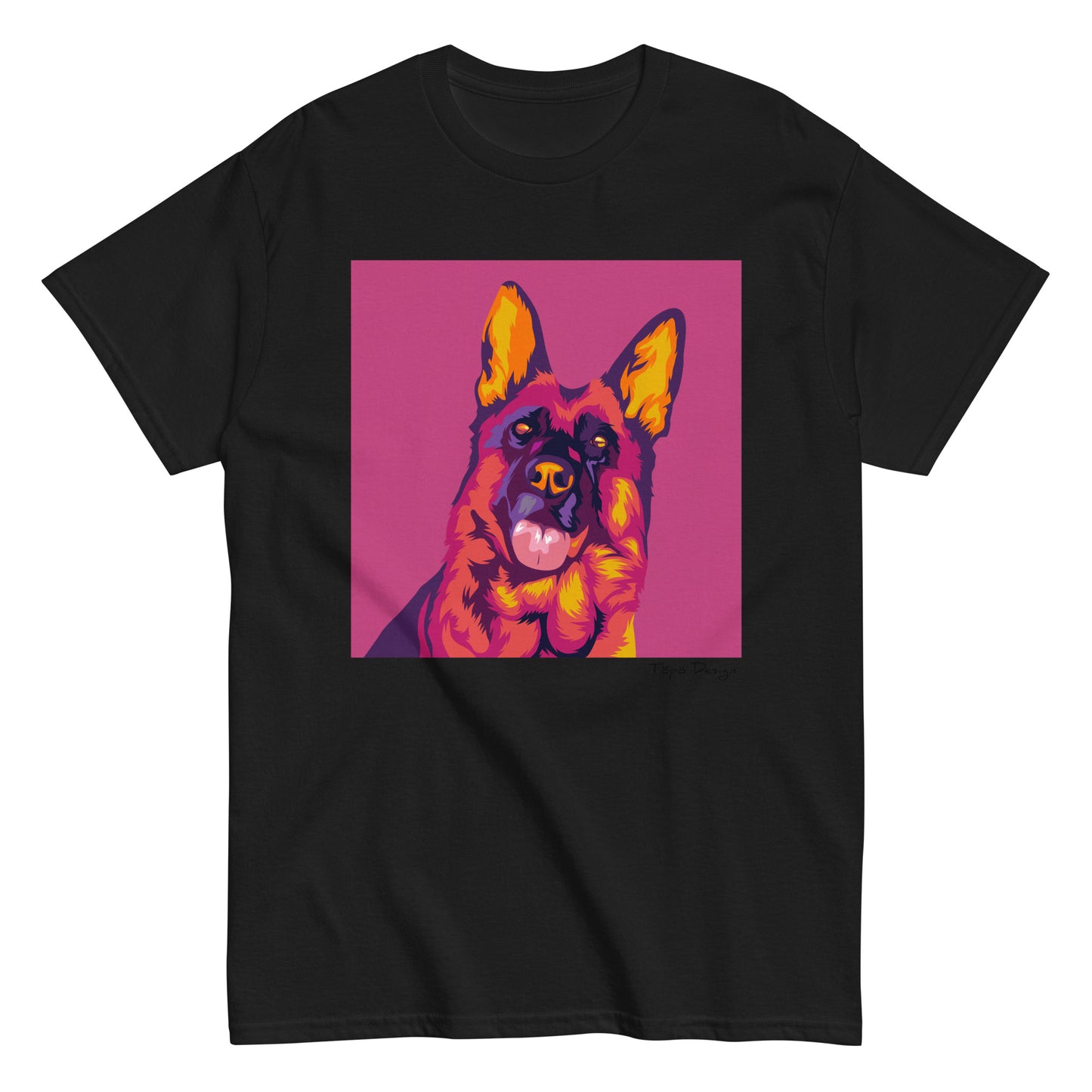 Saksanpaimenkoira T-paita, Pop Art