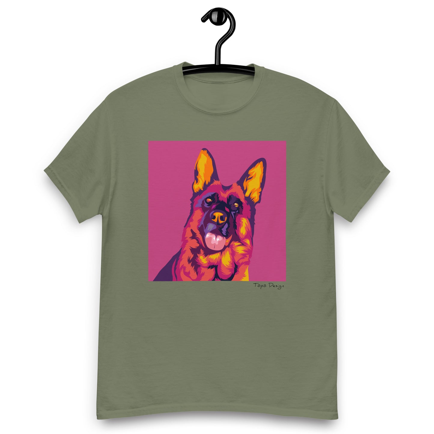 Saksanpaimenkoira T-paita, Pop Art
