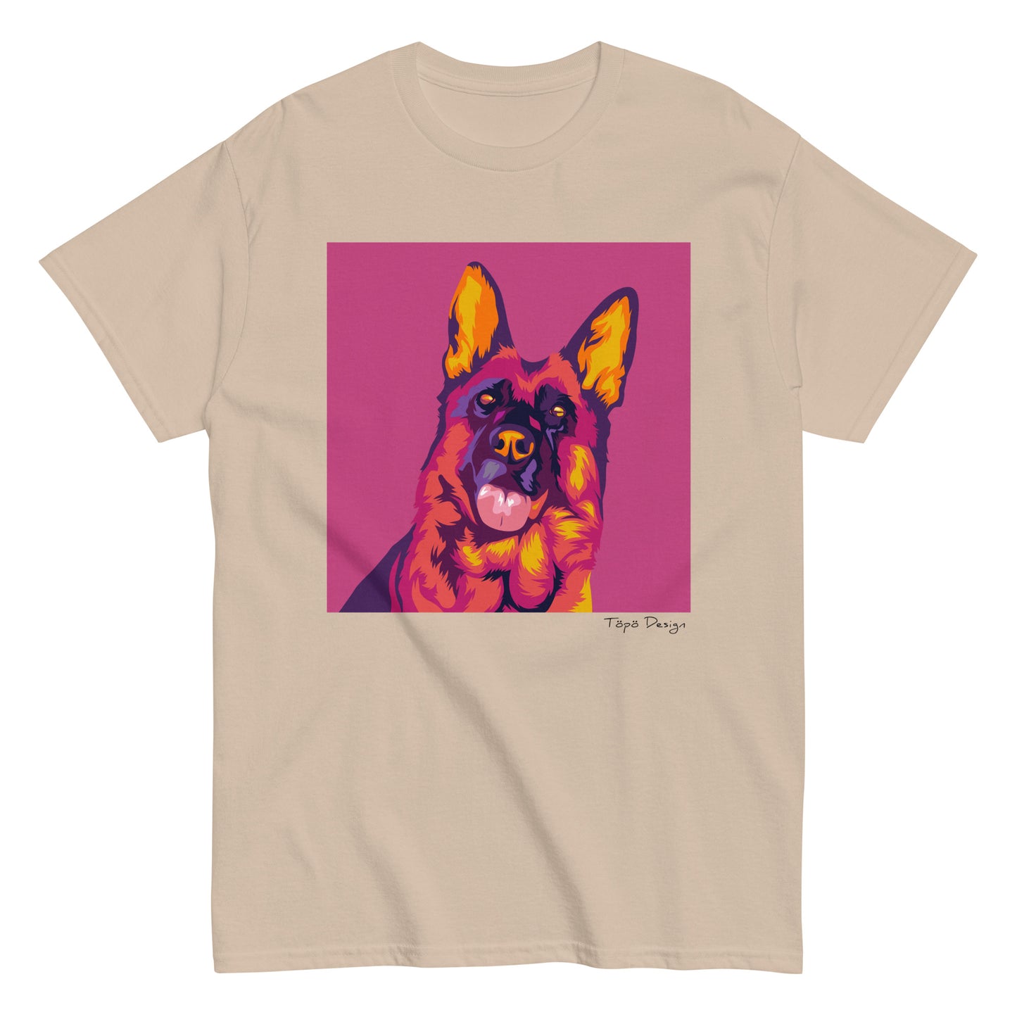 Saksanpaimenkoira T-paita, Pop Art