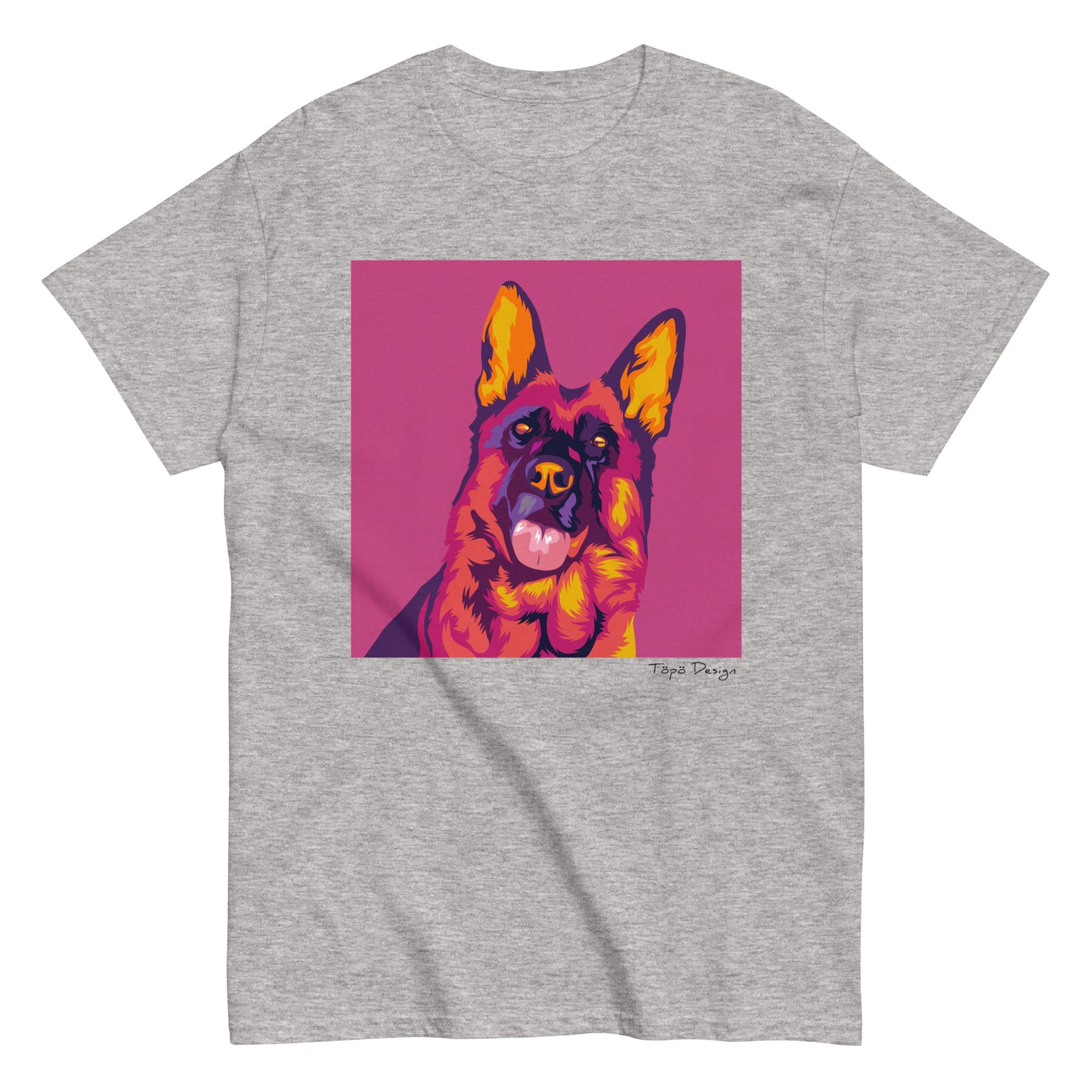 Saksanpaimenkoira T-paita, Pop Art