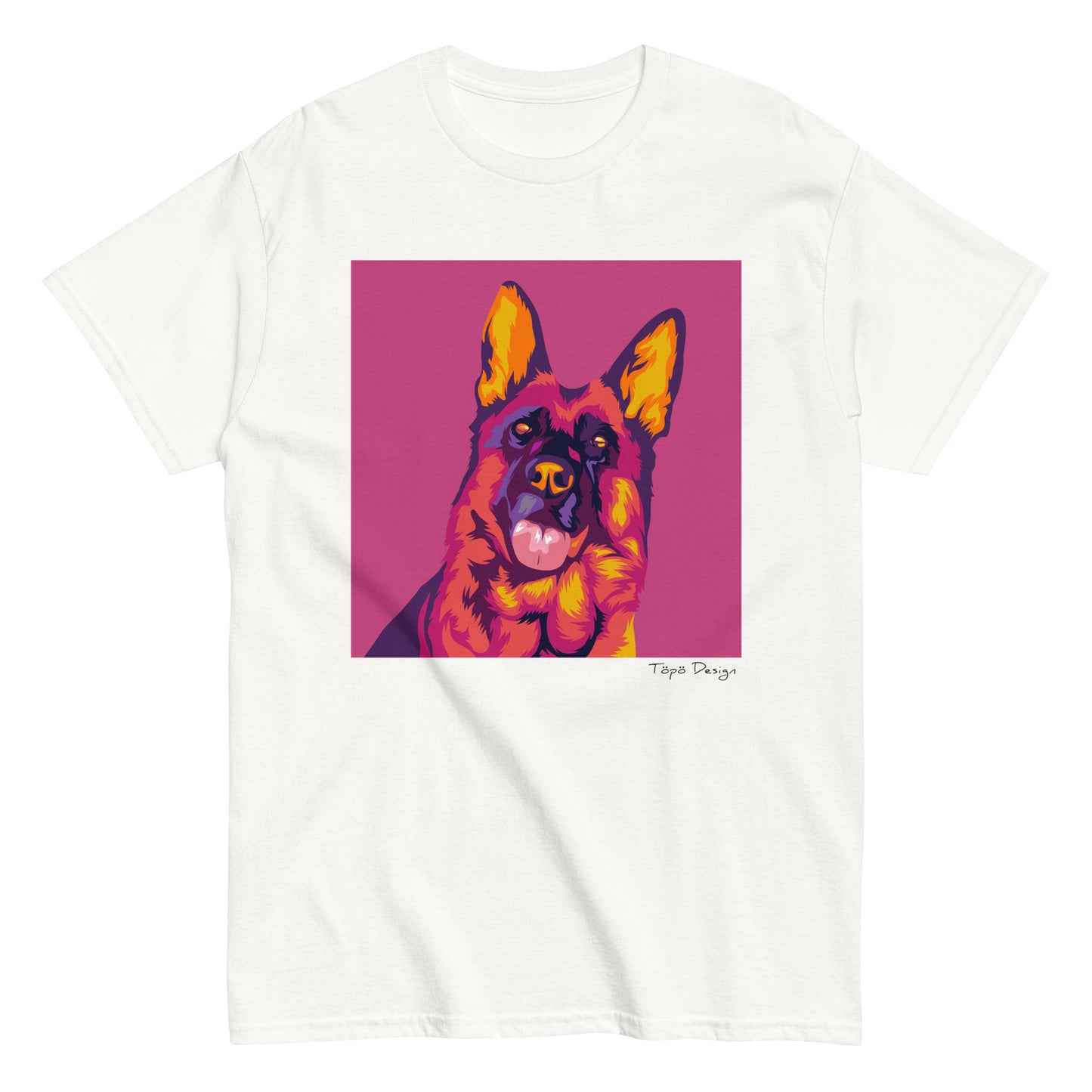 Saksanpaimenkoira T-paita, Pop Art