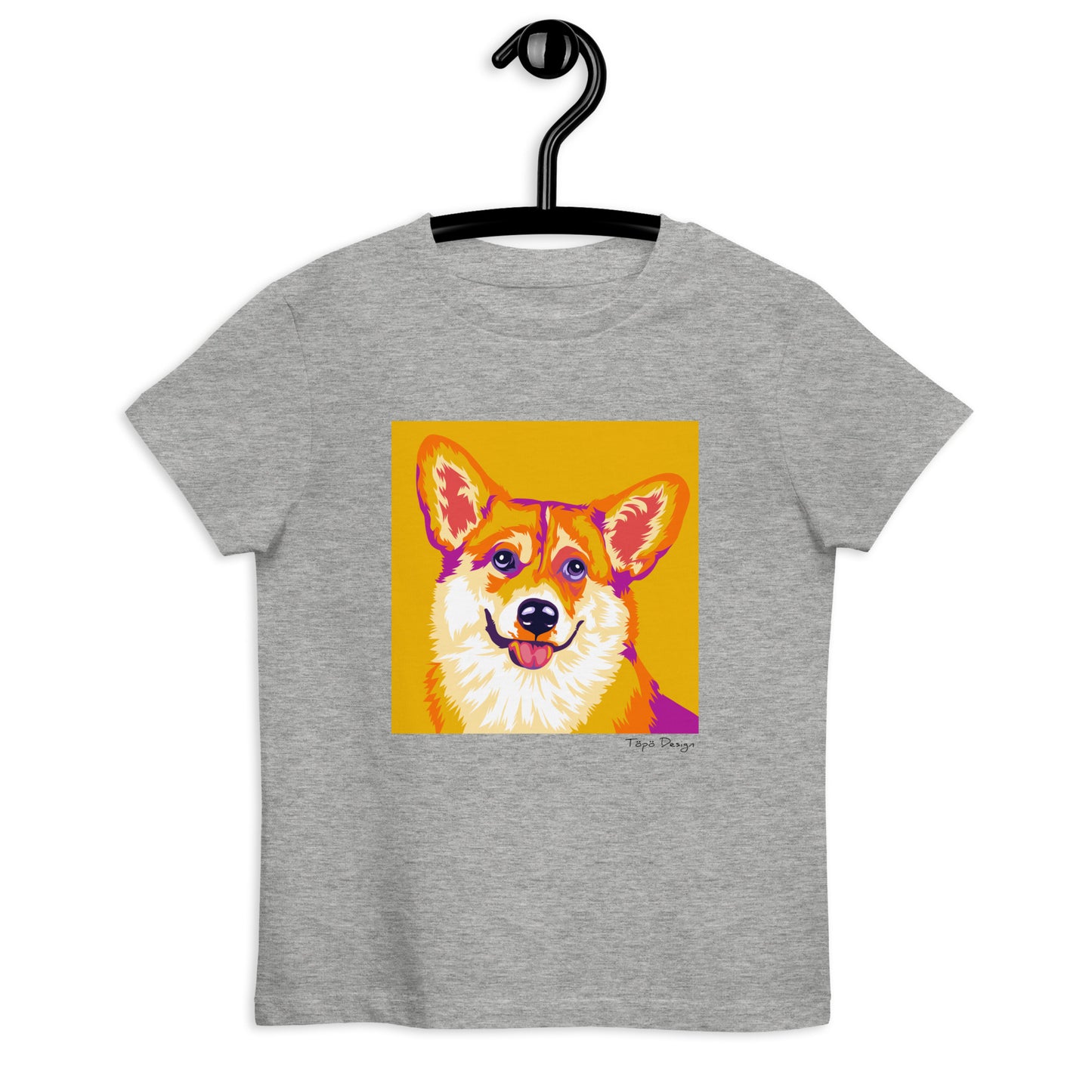 Welsh corgi pembroke lasten T-paita, Pop Art