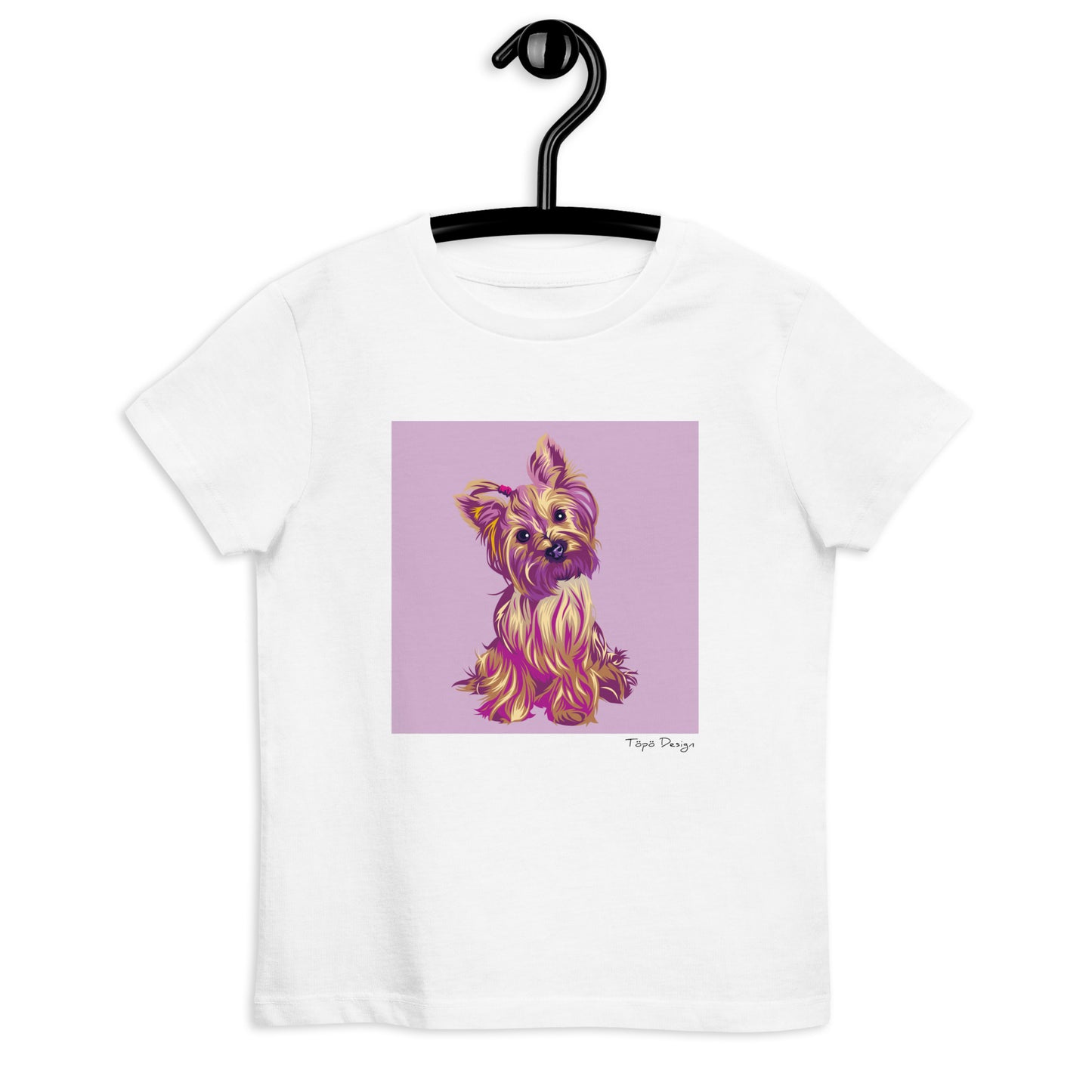 Yorkshirenterrieri Lasten T-paita, Pop Art