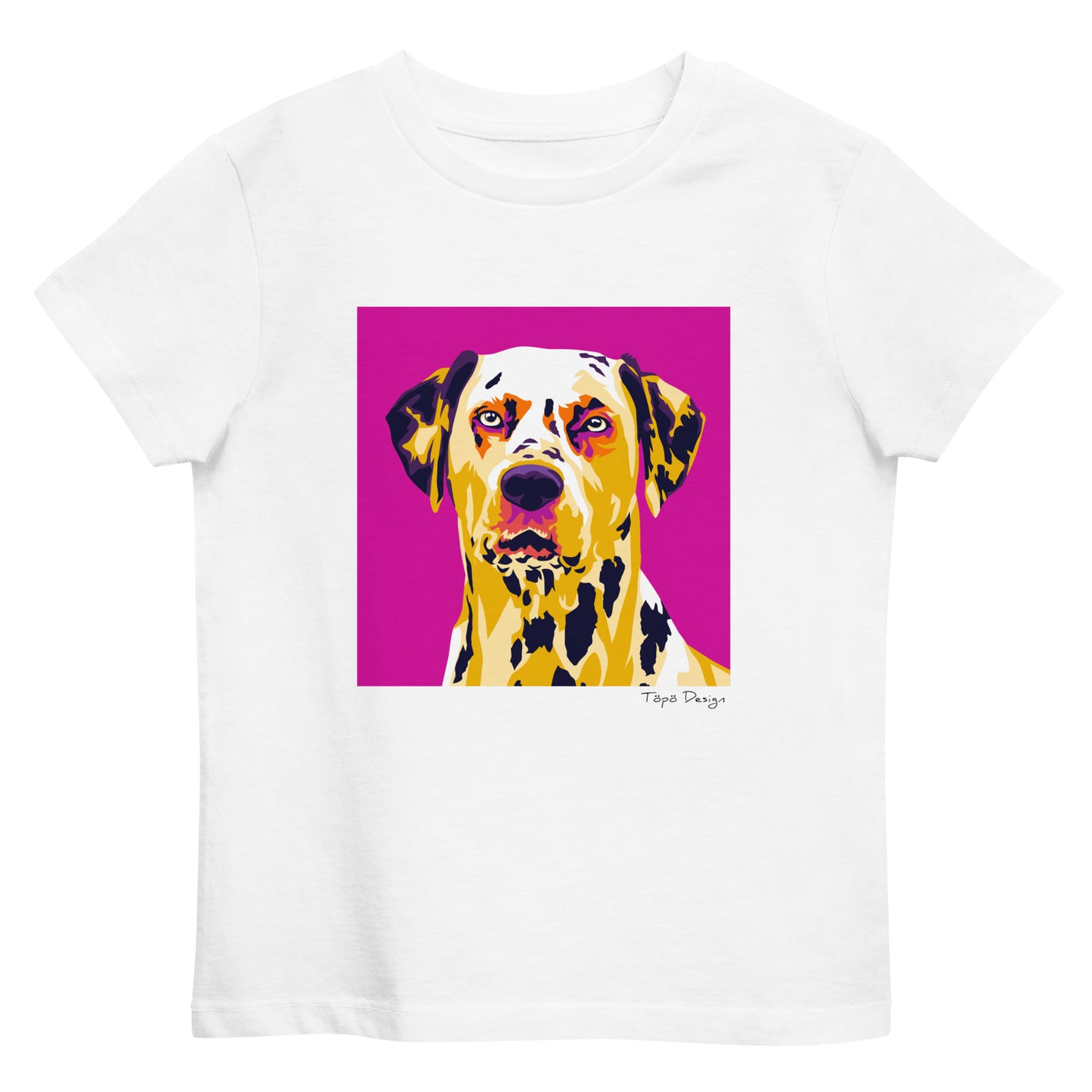 Dalmatiankoira Lasten T-paita, Pop Art