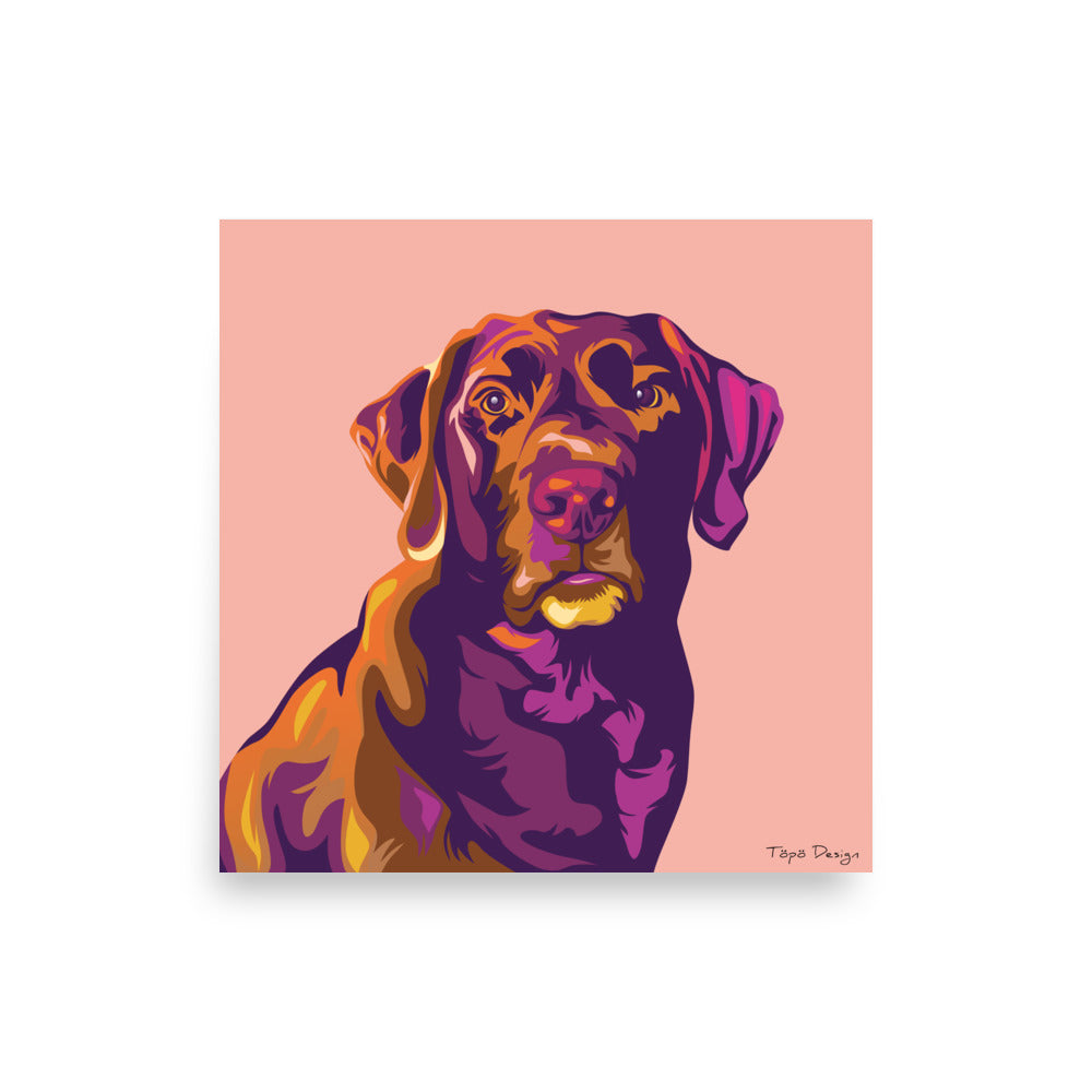Labradorinnoutaja Juliste, Pop Art