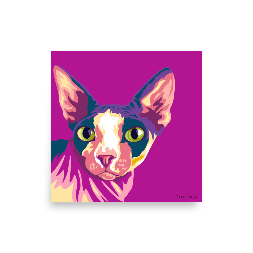 Sfinx kissa Juliste, Pop Art