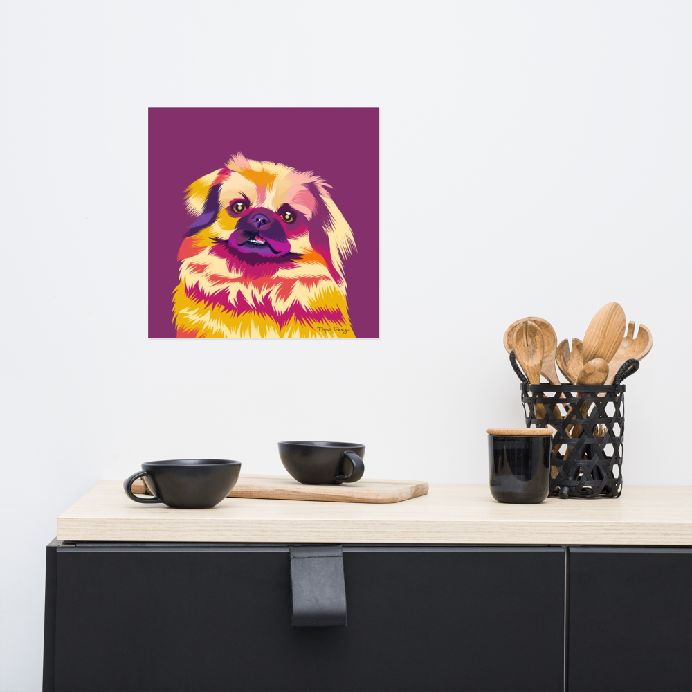 Tiibetinspanieli Juliste, Pop Art