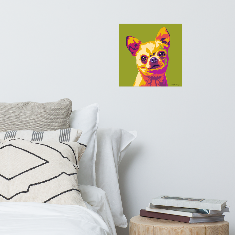Chihuahua Juliste, Pop Art