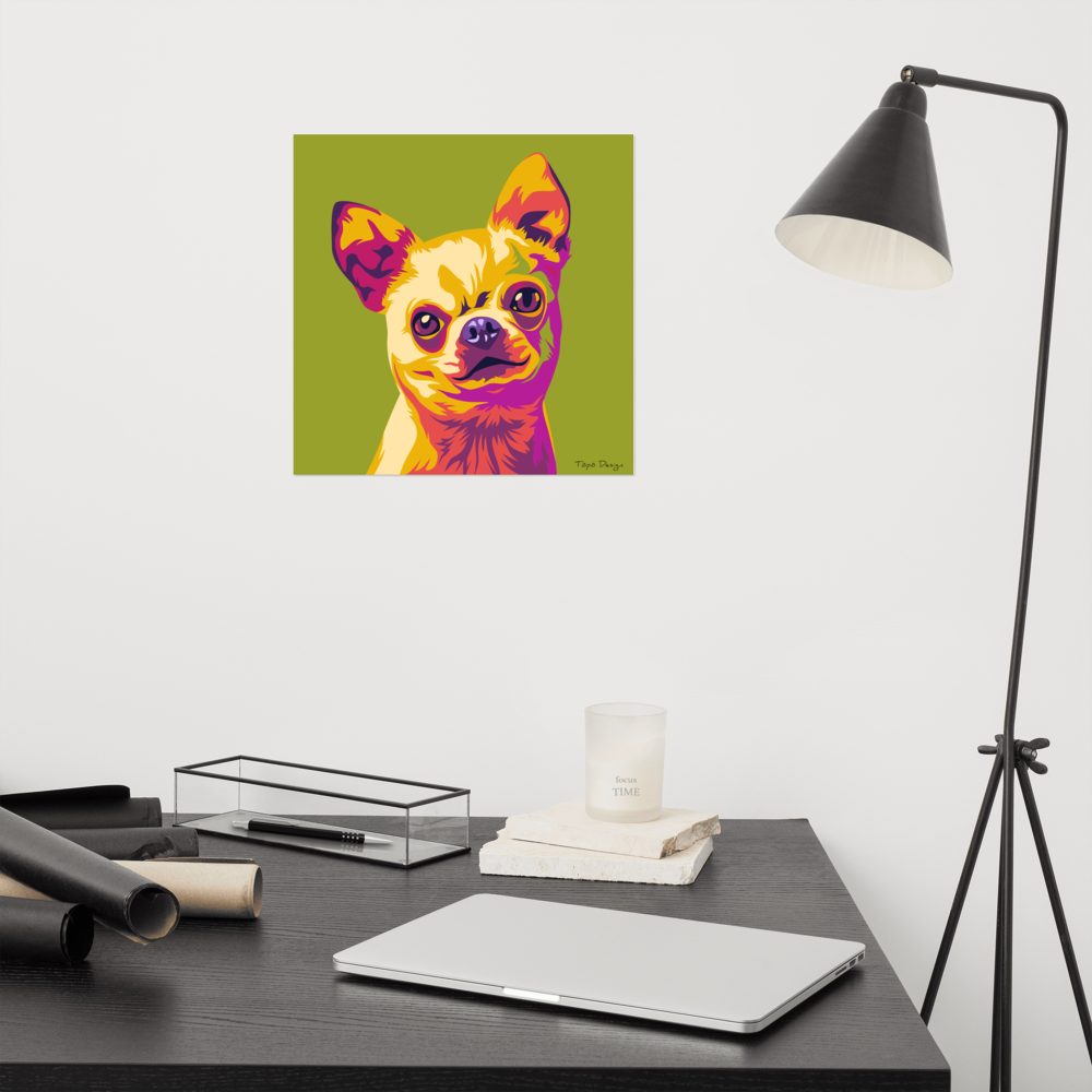 Chihuahua Juliste, Pop Art