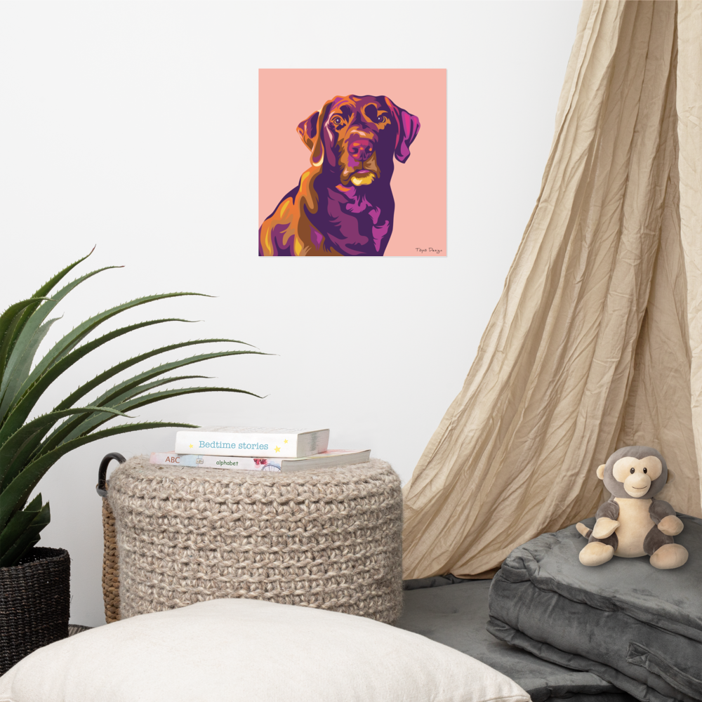 Labradorinnoutaja Juliste, Pop Art