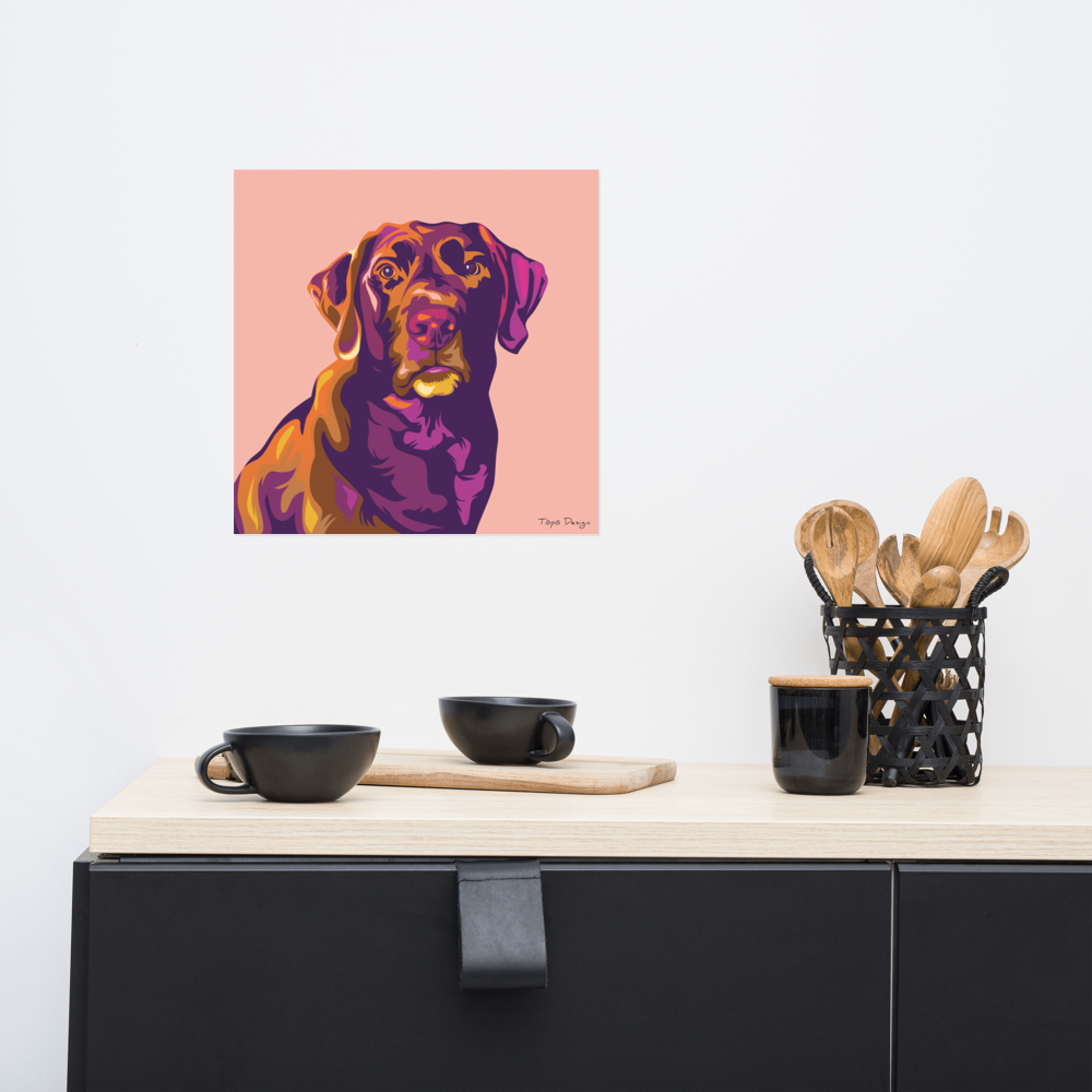Labradorinnoutaja Juliste, Pop Art