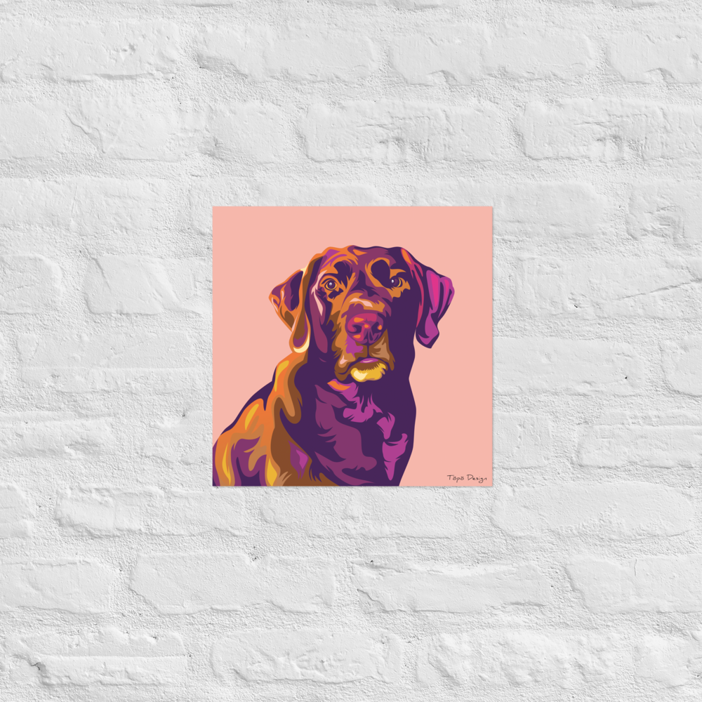 Labradorinnoutaja Juliste, Pop Art