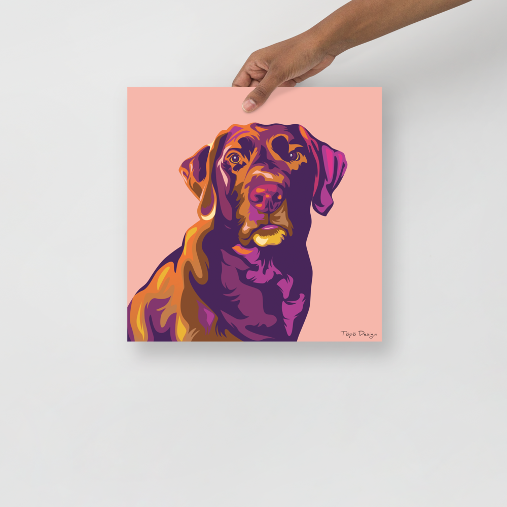 Labradorinnoutaja Juliste, Pop Art