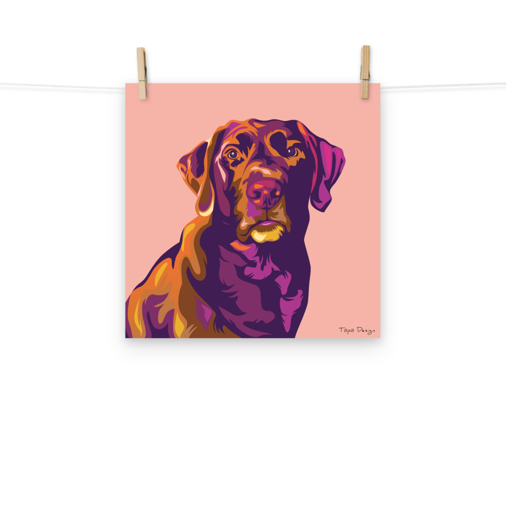 Labradorinnoutaja Juliste, Pop Art