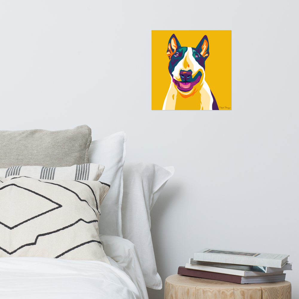 Bullterrieri Juliste, Pop Art
