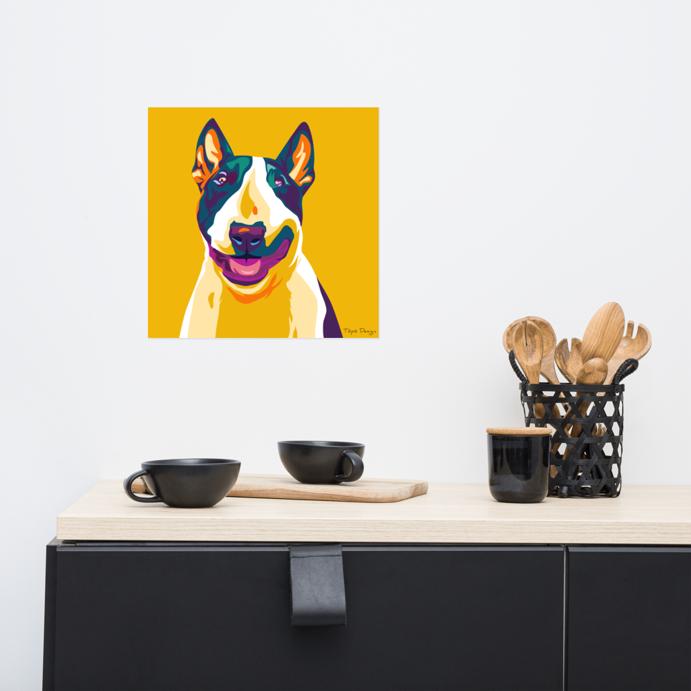 Bullterrieri Juliste, Pop Art