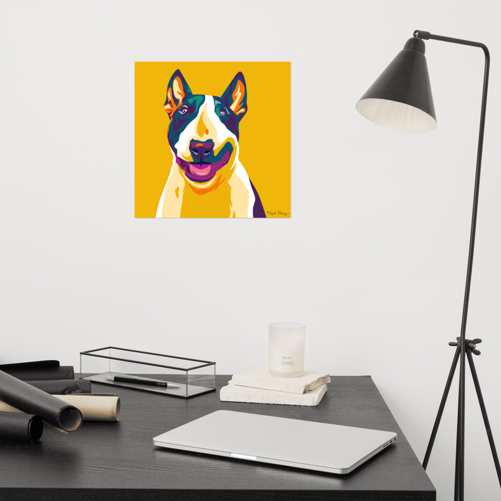 Bullterrieri Juliste, Pop Art