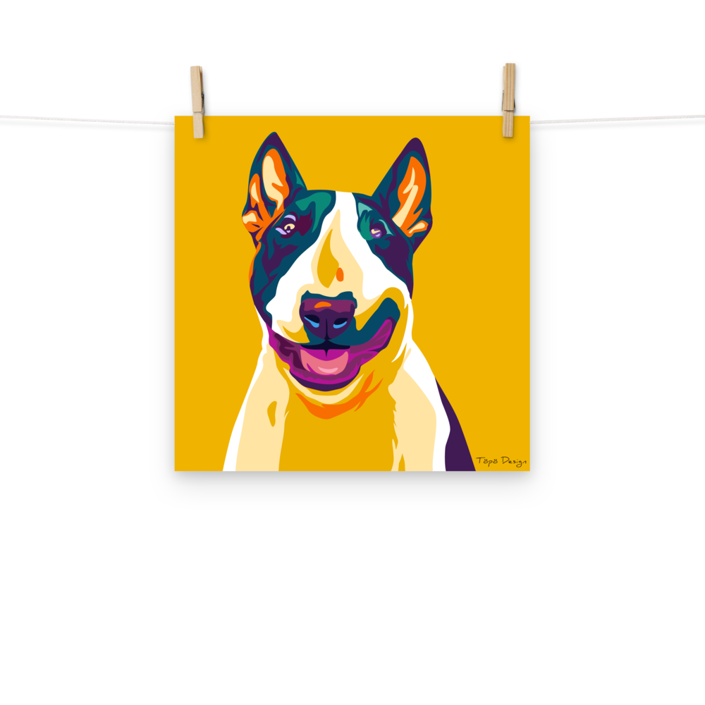 Bullterrieri Juliste, Pop Art