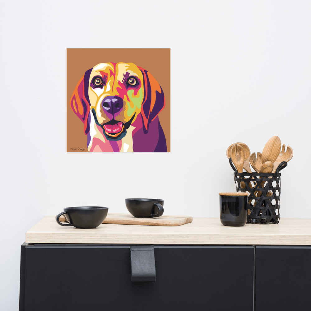Beagle Juliste, Pop Art