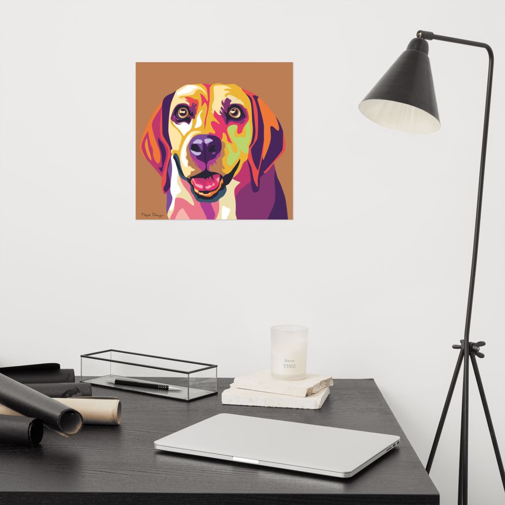 Beagle Juliste, Pop Art
