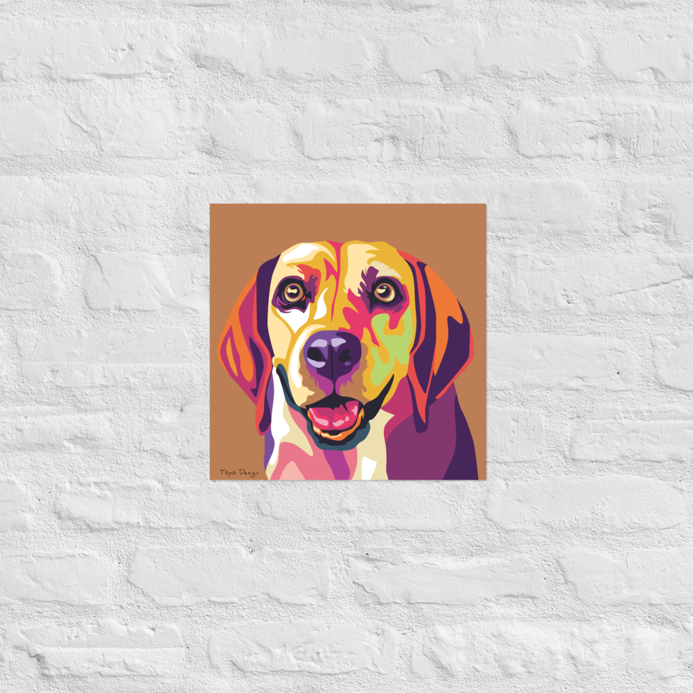 Beagle Juliste, Pop Art