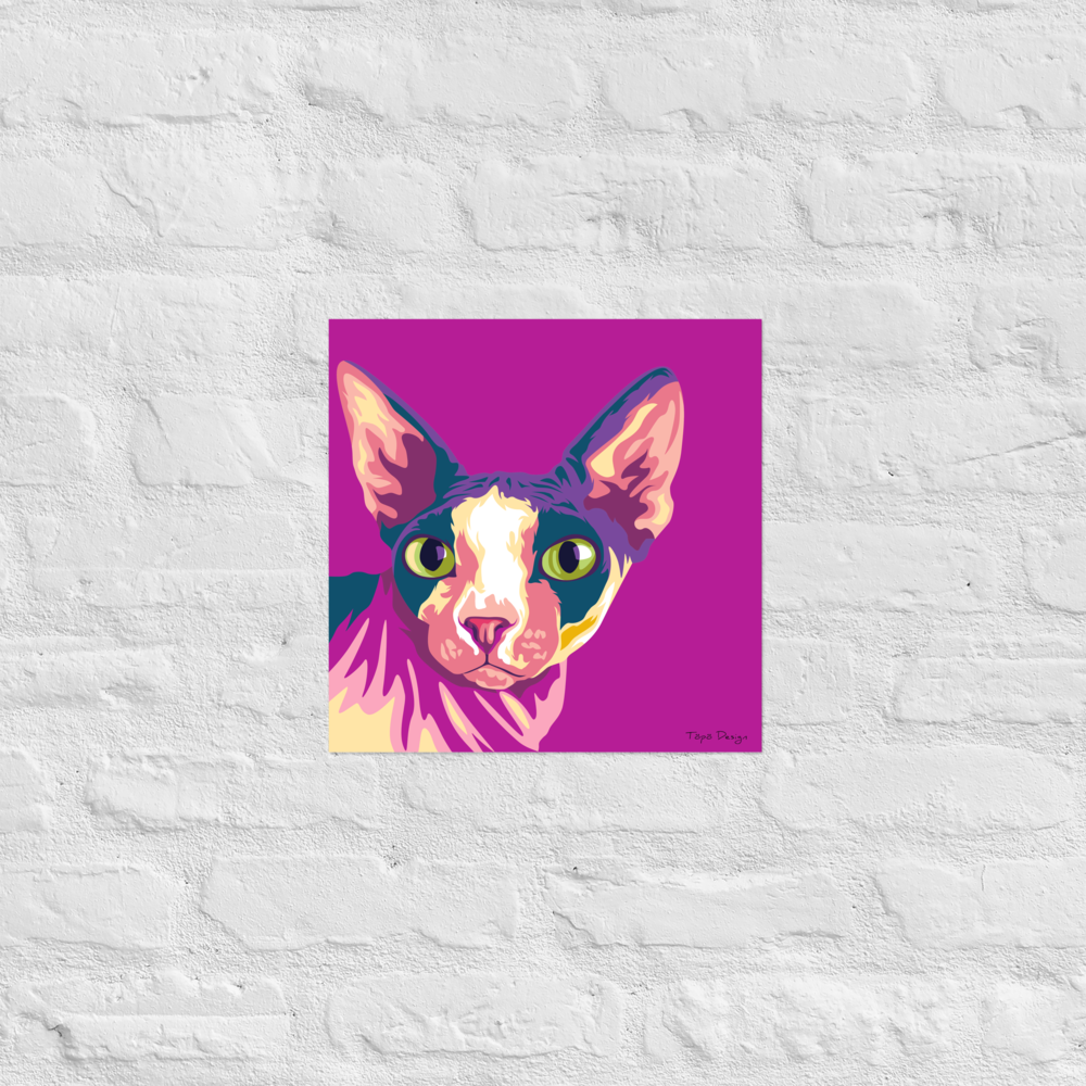 Sfinx kissa Juliste, Pop Art