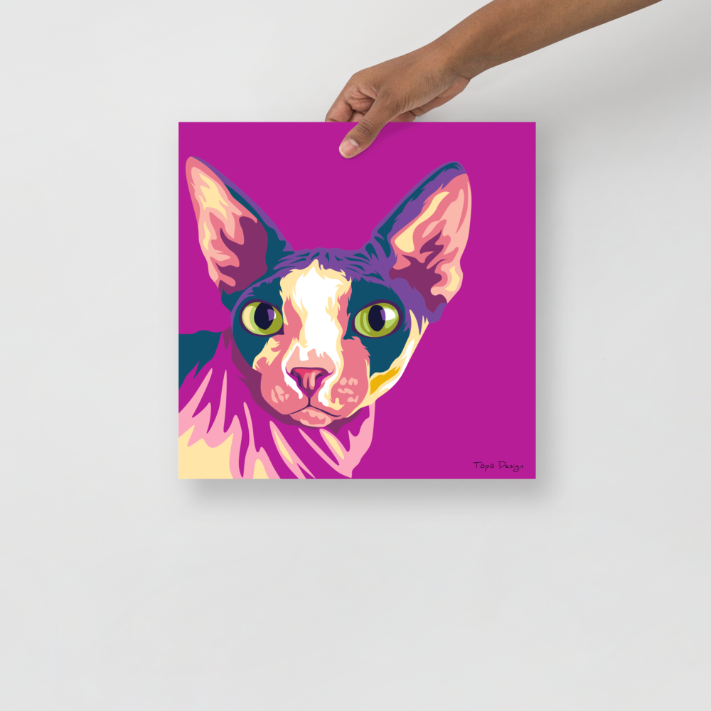 Sfinx kissa Juliste, Pop Art