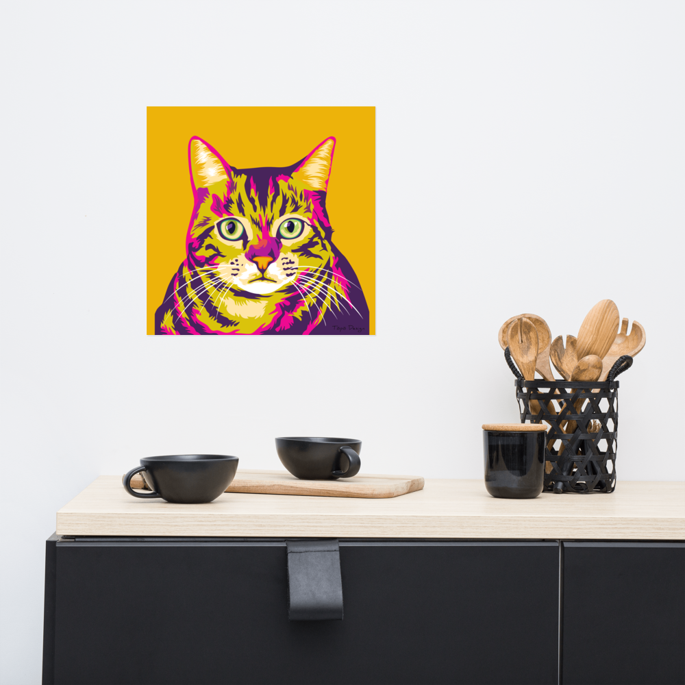 Maatiaiskissa Viiru Juliste, Pop Art