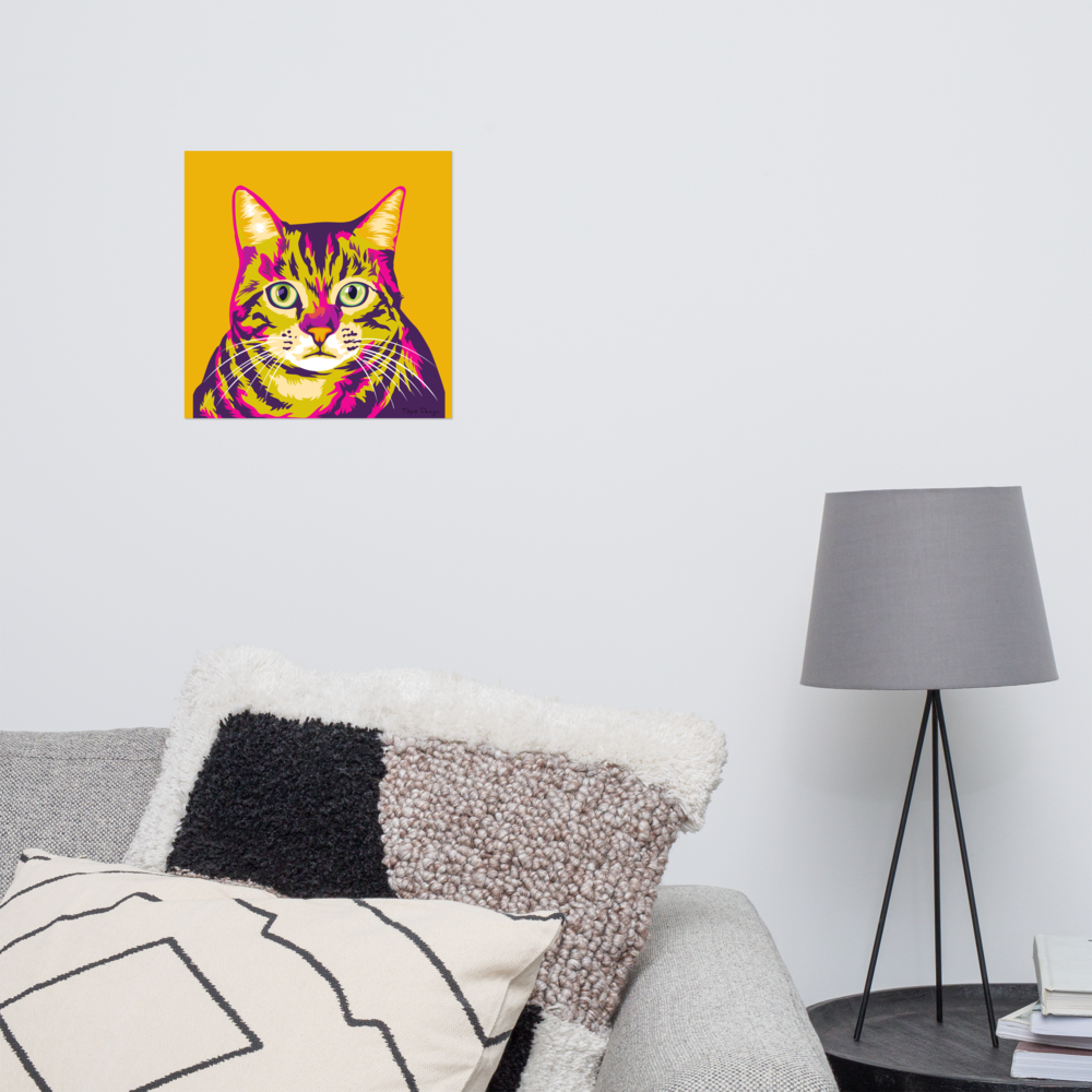 Maatiaiskissa Viiru Juliste, Pop Art