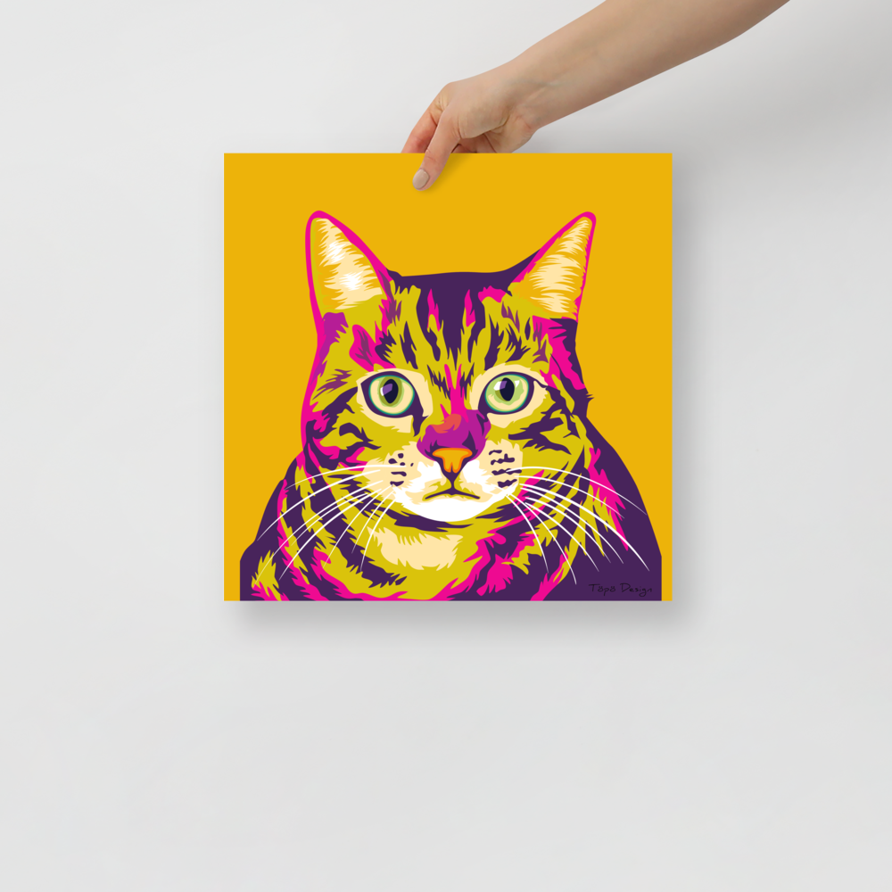 Maatiaiskissa Viiru Juliste, Pop Art