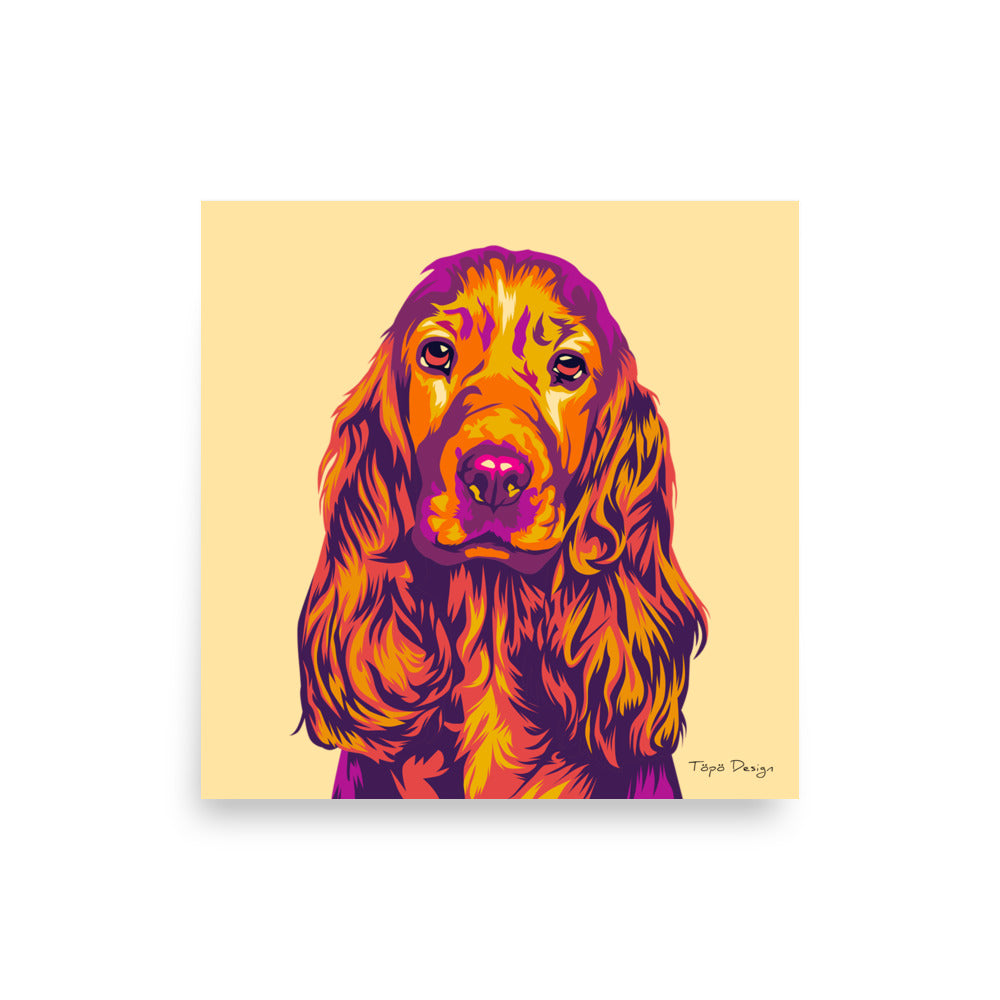 Cockerspanieli Juliste, Pop Art