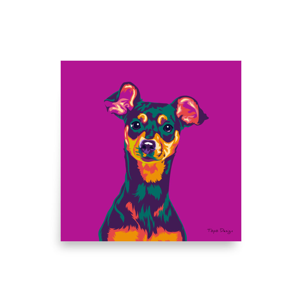 Kääpiöpinseri Juliste, Pop Art