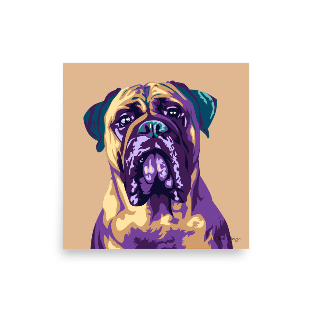Bullmastiffi Juliste, Pop Art