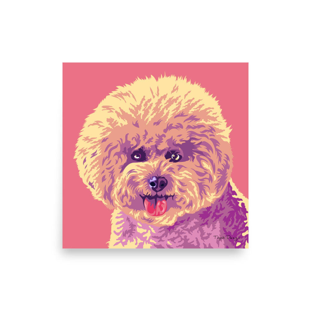 Bichon Frisé Juliste, Pop Art
