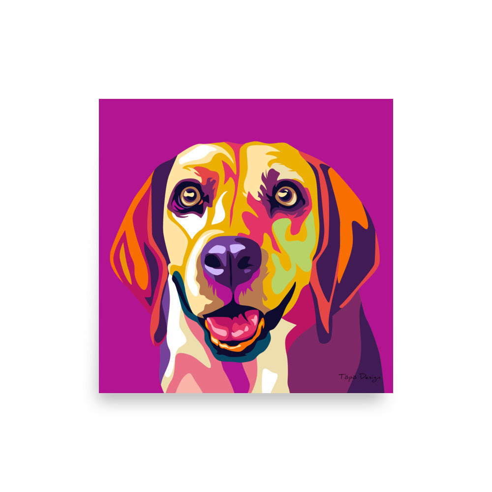 Beagle Juliste, Pop Art