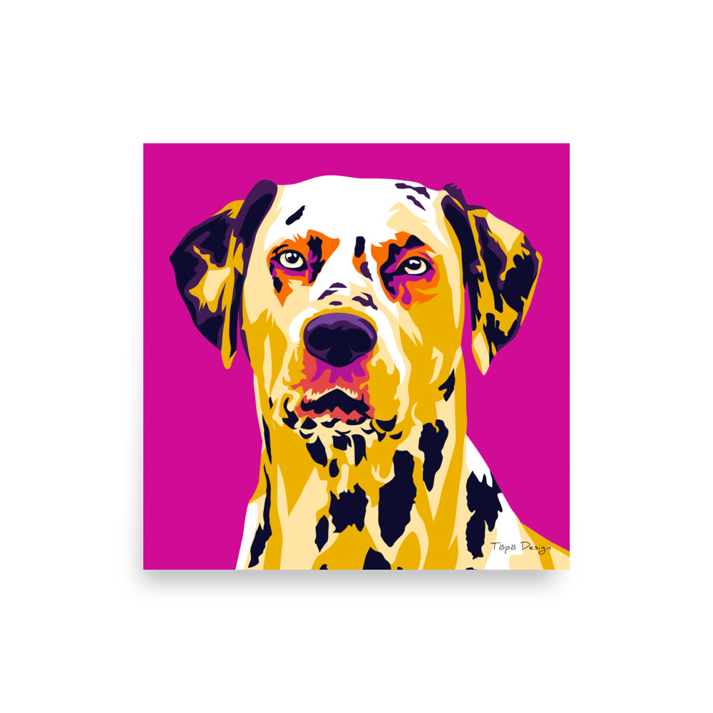 Dalmatiankoira Juliste, Pop Art