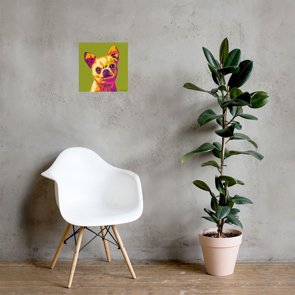 Chihuahua Juliste, Pop Art