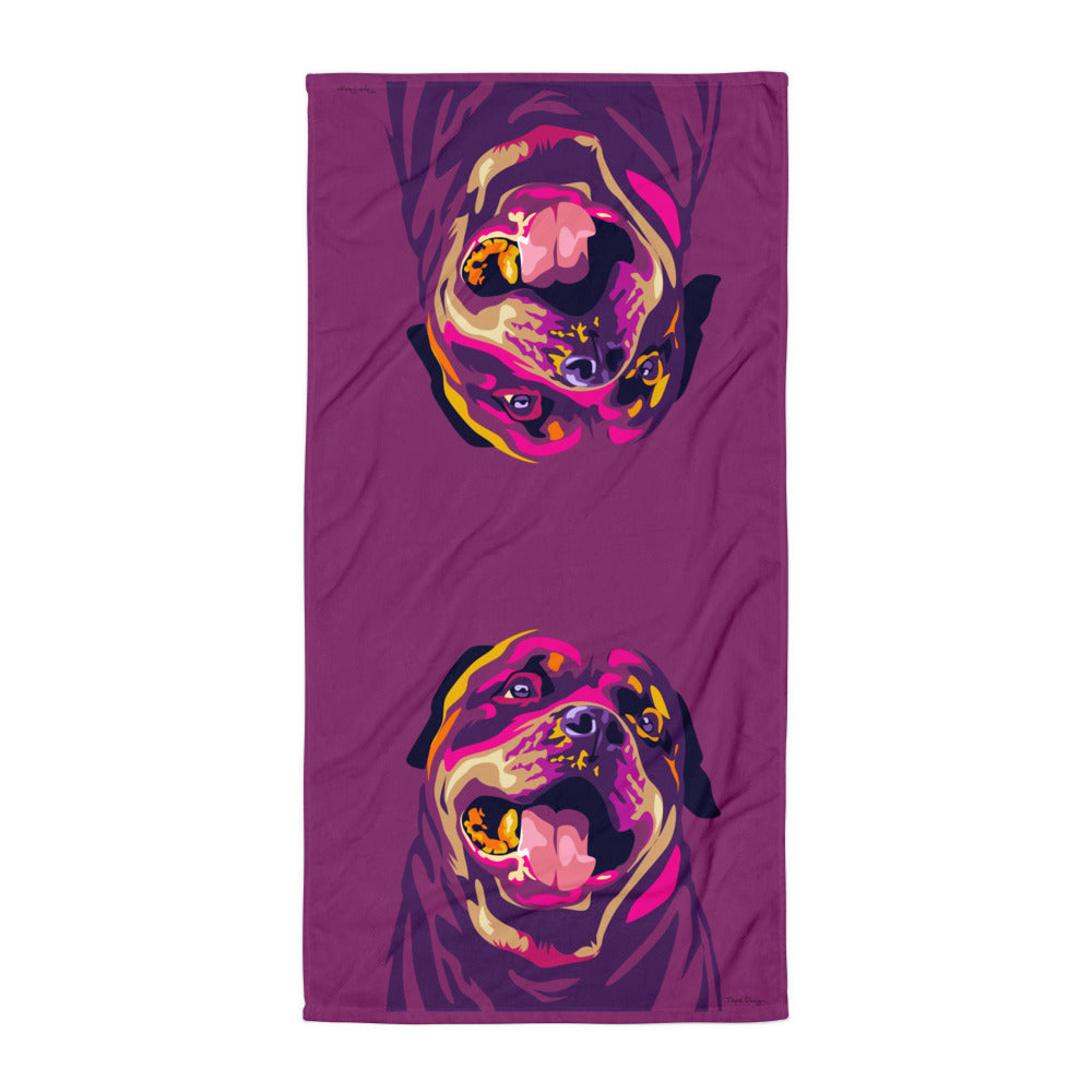 Rottweiler Kylpypyyhe, Pop Art