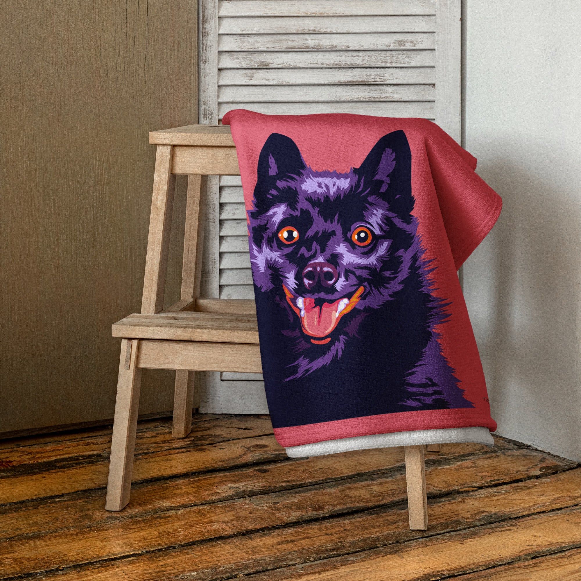 Schipperke Kylpypyyhe, Pop Art