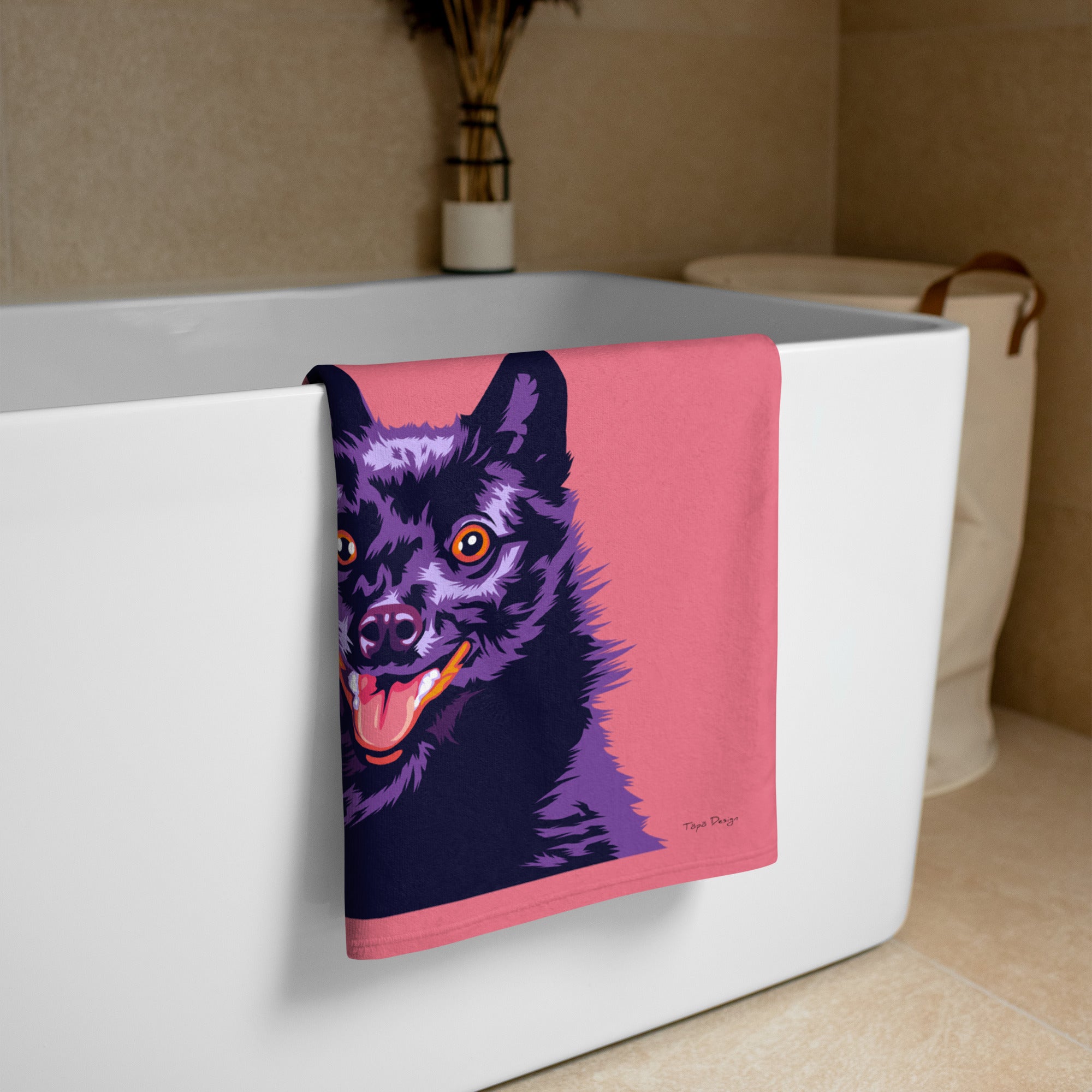 Schipperke Kylpypyyhe, Pop Art