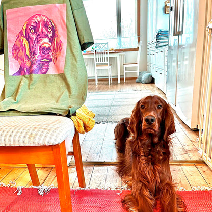 Irlanninsetteri T-paita, Pop Art